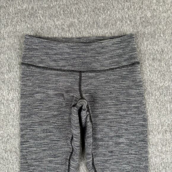Lululemon Wunder Under Leggings Women’s 4 Gray Full Length Stretch Athleisure - Picture 2 of 9
